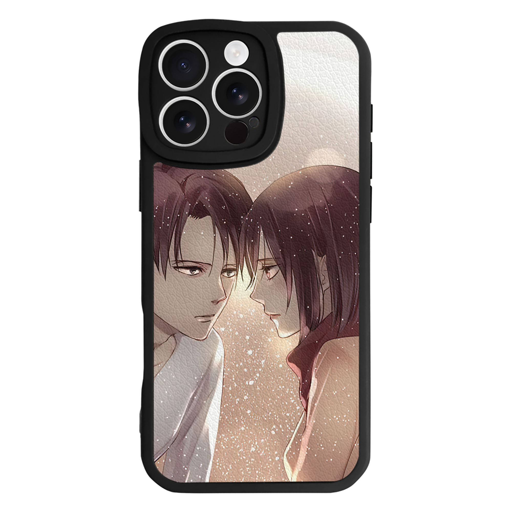 （画像用） 進撃の巨人 Attack on Titan 【iPhone 16シリーズ対応】シリコンスマホケース（レザー調） 材質：シリコン
